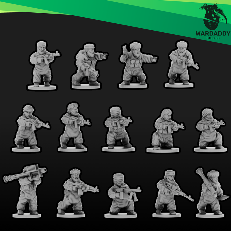 Afghan Fighters Group 2 (15mm)
