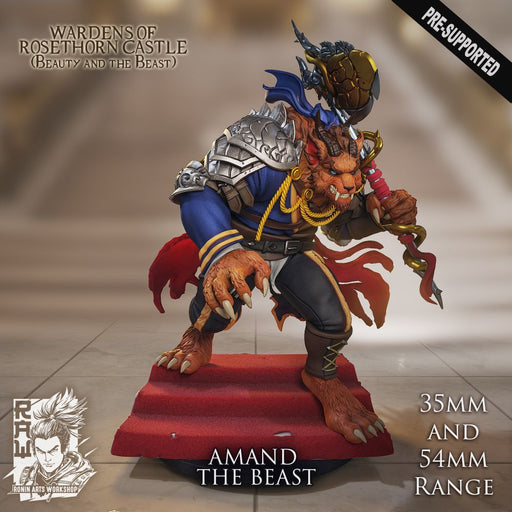 Amand The Beast - Beauty and the Beast - STL only - Only-Games