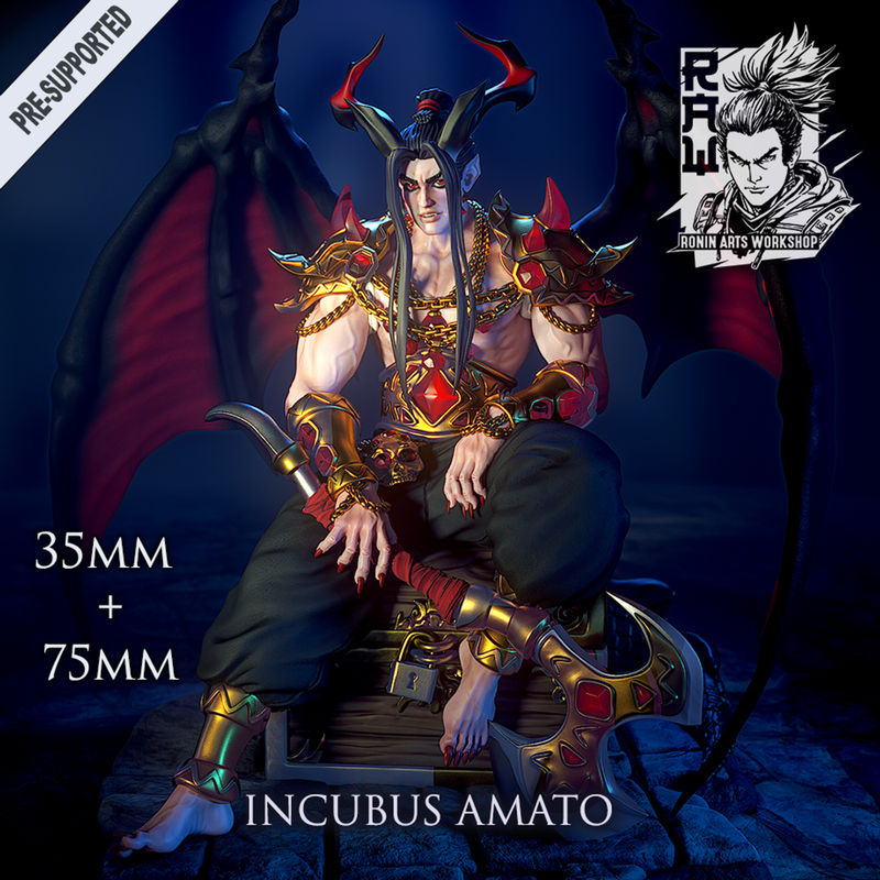 Amato the Lord of Excess - Incubus Lord - STL only - Only-Games