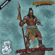 Anbassa The Bloodforged - Human Barbarian - STL only - Only-Games