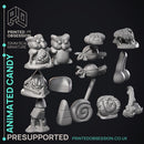 Animated candy - Mimic -  PRESUPPORTED - Illustrated and Stats - 32mm scale