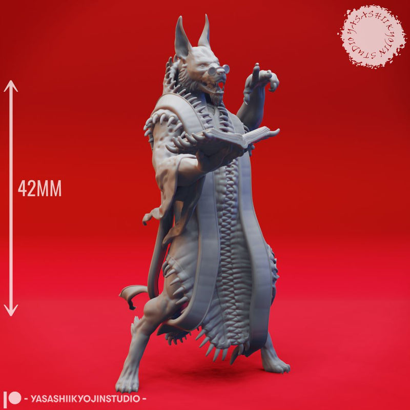 Arcanaloth Spell Caster - Tabletop Miniature (Pre-Supported) - Only-Games