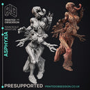 Asphixiya - Quiet Mountains -  PRESUPPORTED - Illustrated and Stats - 32mm scale
