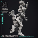 Asphixiya - Quiet Mountains -  PRESUPPORTED - Illustrated and Stats - 32mm scale