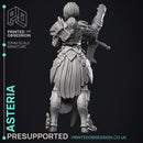Asteria - Hero NPC -  PRESUPPORTED - Illustrated and Stats - 32mm scale