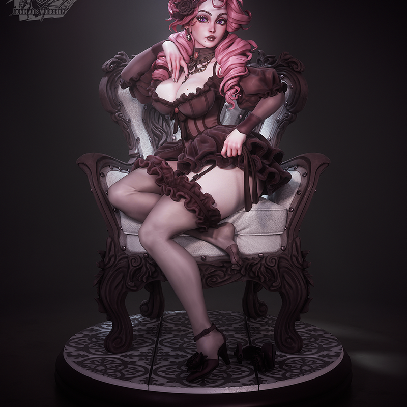 Vampire Aurora - Gothic PinUp Girl - STL only - Only-Games