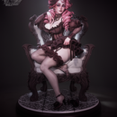 Vampire Aurora - Gothic PinUp Girl - STL only