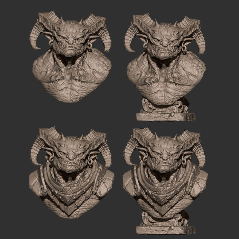 Azrakhael_Demon_Bust - Only-Games