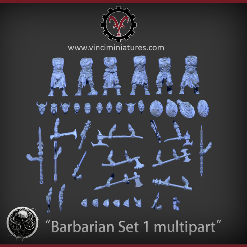 BARBARIANS SET 1 MULTIPART - Only-Games