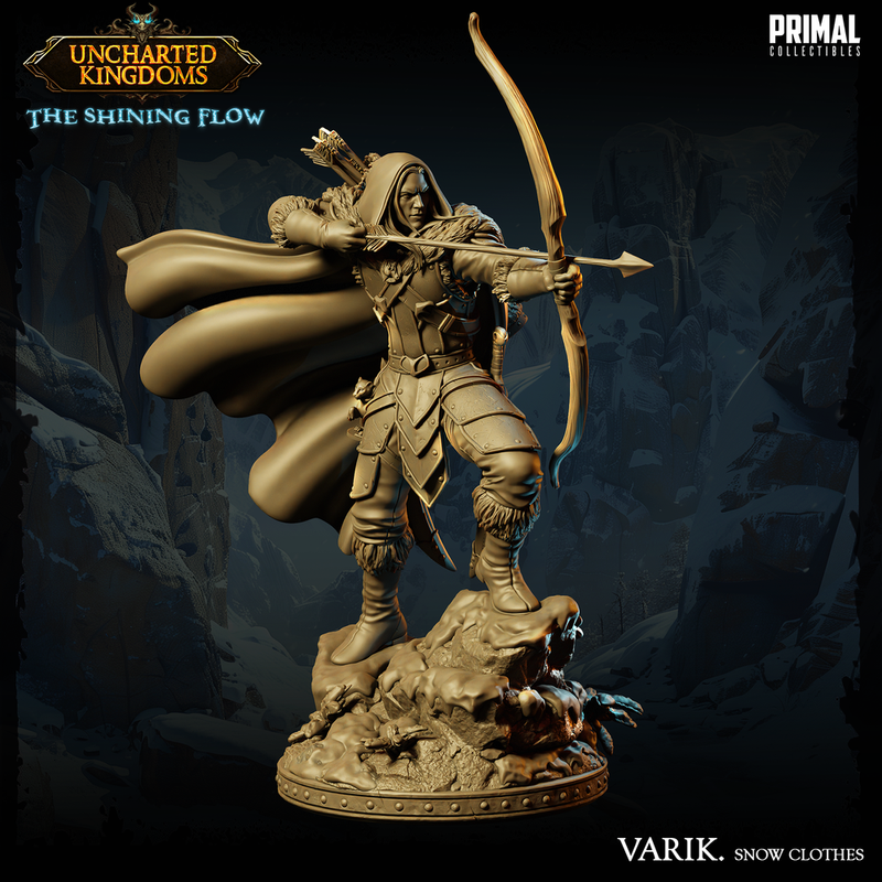 3 miniatures - 32mm - Classic Drows Bundle - Uncharted Kingdom - Only-Games