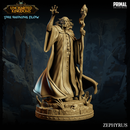 4 miniatures - 32mm - Wizards Bundle - Uncharted Kingdom - Only-Games