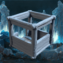 Barbarian Outpost Balcony Frame - Modular Wooden Platform STL, DnD Terrain
