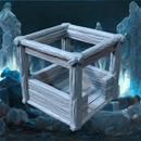 Barbarian Outpost Balcony Frame - Modular Wooden Platform STL, DnD Terrain