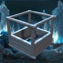 Barbarian Outpost Balcony Frame II - Modular Wooden Platform STL, DnD Terrain