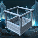 Barbarian Outpost Balcony Frame II - Modular Wooden Platform STL, DnD Terrain