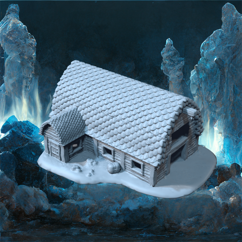 The Mill and the Barn - Modular Fantasy Farm STL, DnD & Wargaming Terrain
