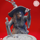 Barovian Witch - Cauldron - Tabletop Miniature (Pre-Supported)