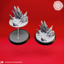 Basing Toppers - Crystal - 32mm (Pre-Supported)