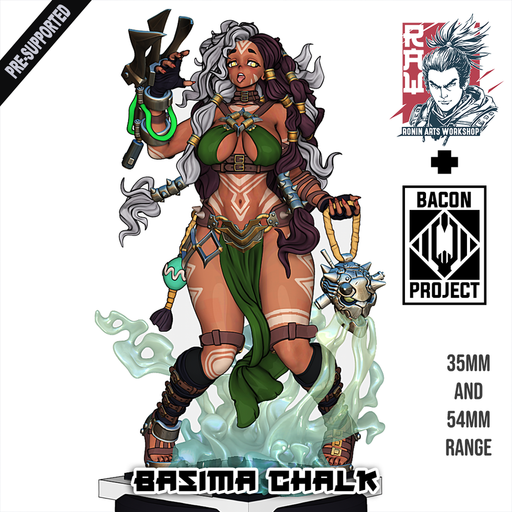 Basima Chalk - Shaman Priestess - STL only - Only-Games