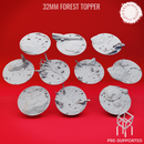 Basing Toppers - Forest - 32mm (Pre-Supported)
