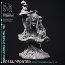 Bavlorna Sporemother - Witch -  PRESUPPORTED - Illustrated and Stats - 32mm scale