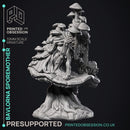 Bavlorna Sporemother - Witch -  PRESUPPORTED - Illustrated and Stats - 32mm scale