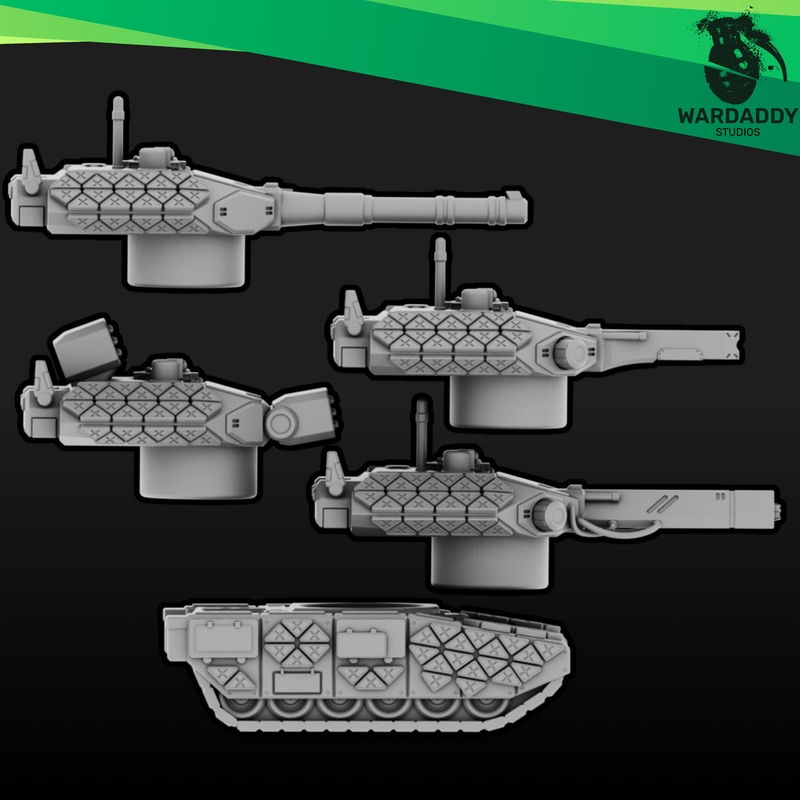 Bengal Main Battle Tank Mk2 (10mm) (Multipart)