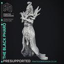 Black Pharo - The Wondering Desert -  PRESUPPORTED - Illustrated and Stats - 32mm scale