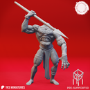 Blemmye - Spear - Tabletop Miniature (Pre-Supported)