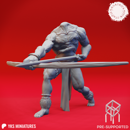 Blemmye - Archer - Tabletop Miniature (Pre-Supported) - Only-Games