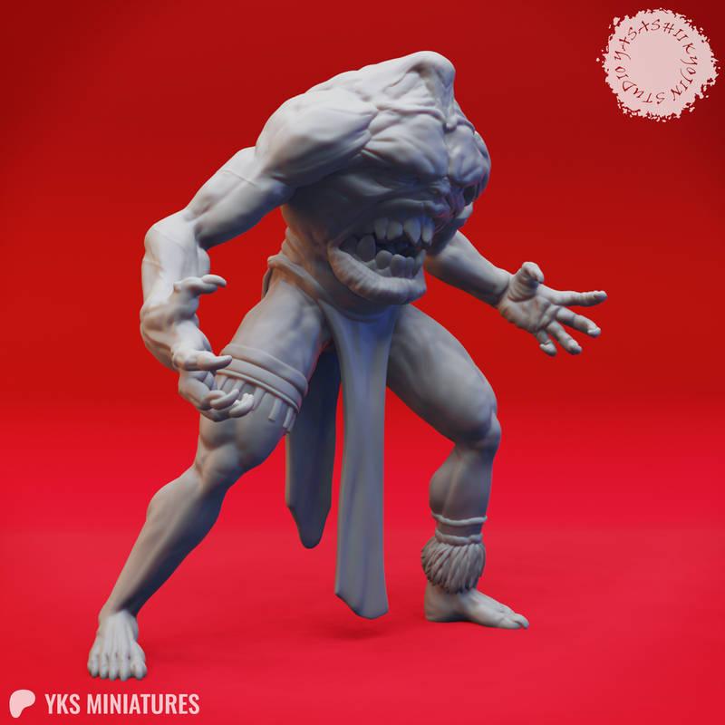 Blemmye - Agro - Tabletop Miniature (Pre-Supported)