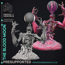 The Blood Moon - End game boss monster -  PRESUPPORTED - Illustrated and Stats - 32mm scale