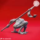 Bullywug - Spear - Tabletop Miniature (Pre-Supported)