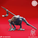 Bullywug - Spear - Tabletop Miniature (Pre-Supported)
