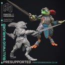 Random Monster Collection 1 -  6 Monsters -  PRESUPPORTED - Illustrated and Stats - 32mm scale