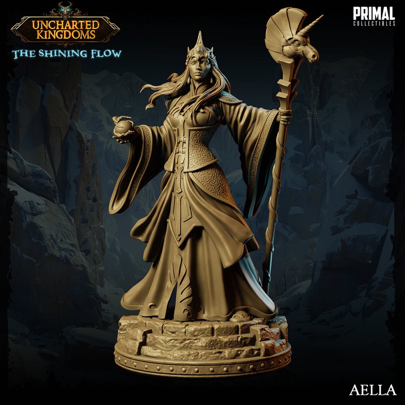 4 miniatures - 32mm - Wizards Bundle - Uncharted Kingdom - Only-Games