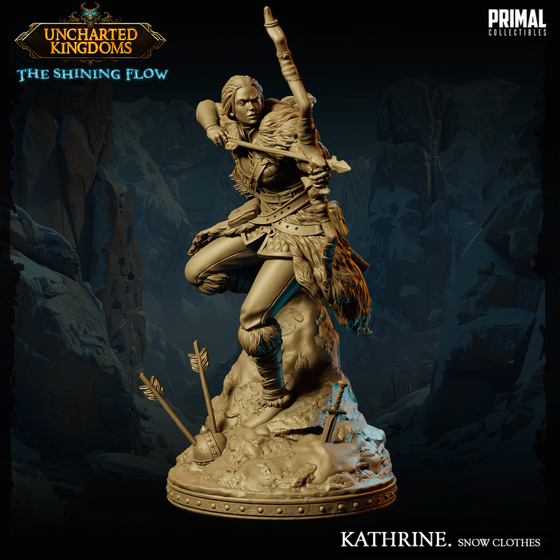 5 miniatures - 32mm - Fellows of the Realm Snow Clothes Bundle - Uncharted Kingdom - Only-Games
