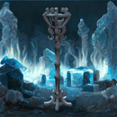 Ornate Candelabra - Barbarian Camp Candle Holder STL, DnD & Wargaming Accessory