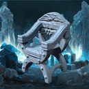 Barbarian Throne Chair - Ornate Camp Seat STL, DnD & Wargaming Furniture