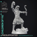 Children of Yig - 3 Models - The Wondering Desert -  PRESUPPORTED - Illustrated and Stats - 32mm scale
