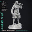 Children of Yig - 3 Models - The Wondering Desert -  PRESUPPORTED - Illustrated and Stats - 32mm scale