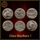 Clue or Objective Markers for Fantasy or Silver Bayonet