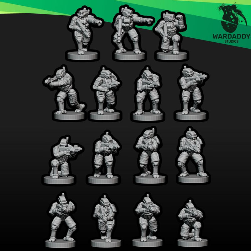 Combat Bots Vol. 1 (10mm EPIC) Teeny - Only-Games