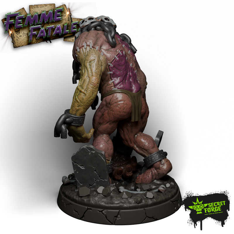 [Corpse Golem] Large Fleshbound Horror – Undead Giant, Zombie Abomination, Stitched Flesh Monster for DnD 5e 2024, and Undead Encounters