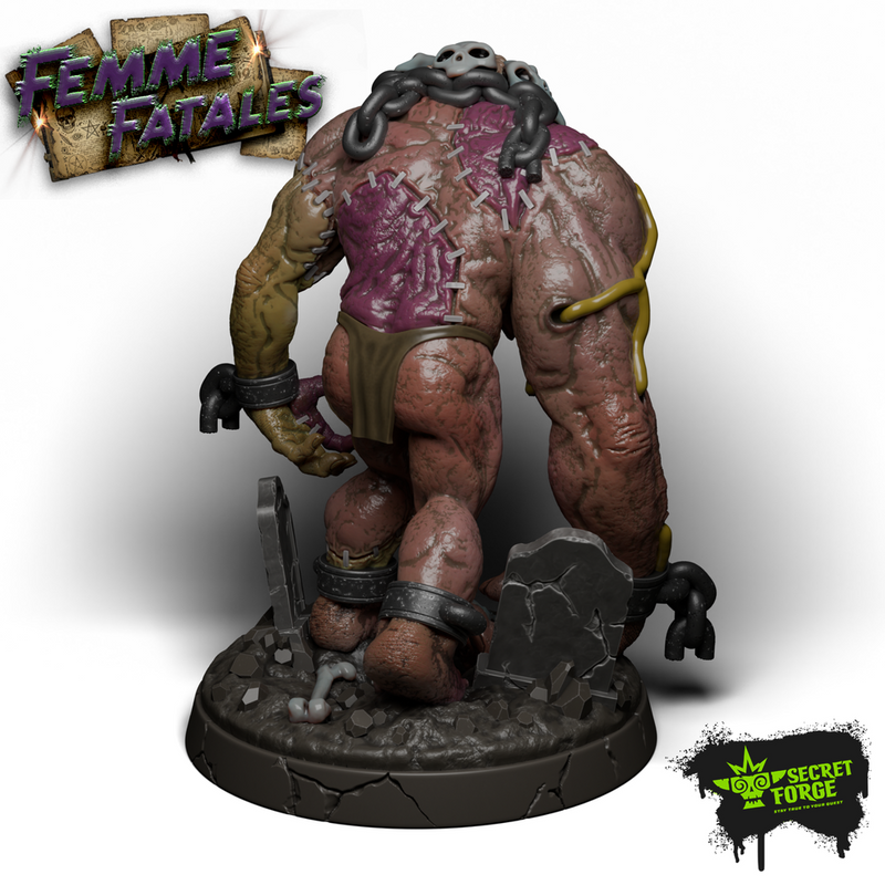 [Corpse Golem] Large Fleshbound Horror – Undead Giant, Zombie Abomination, Stitched Flesh Monster for DnD 5e 2024, and Undead Encounters