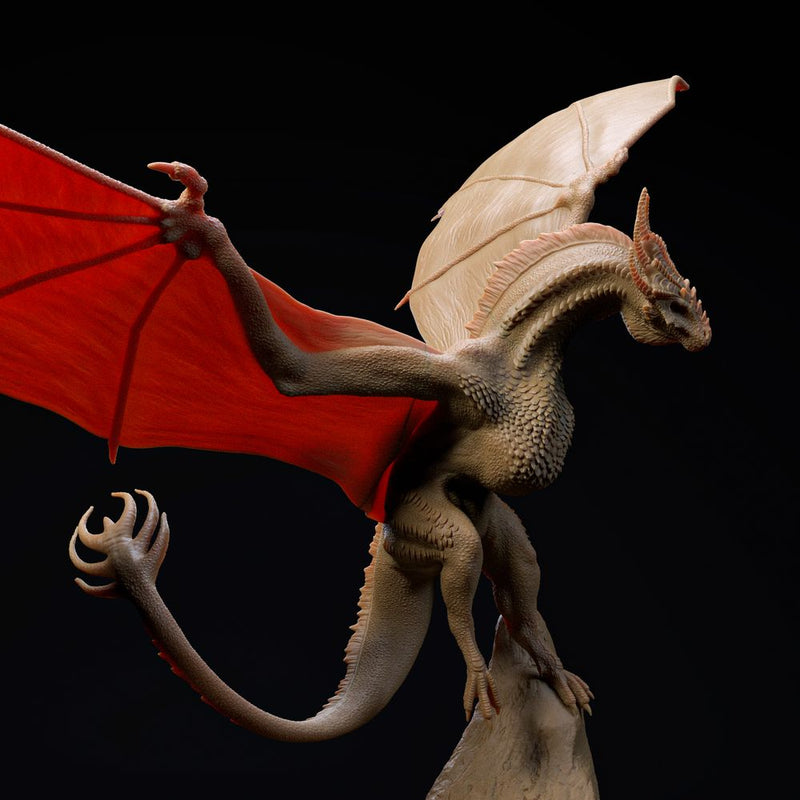 Crown Wyvern/Dragon landing 32mm scale - Only-Games