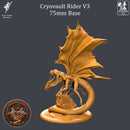 CRYOVAULT DRAGON RIDER - V3 -75mm Base - Only-Games
