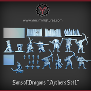 Sons of Dragons - ARCHERS SET 1 - Only-Games