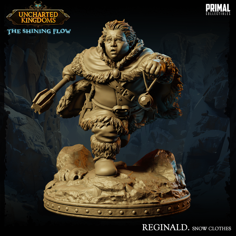 5 miniatures - 32mm - Fellows of the Realm Snow Clothes Bundle - Uncharted Kingdom - Only-Games
