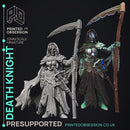 Death Knight - Undead NPC -  PRESUPPORTED - Illustrated and Stats - 32mm scale